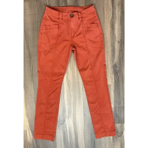 Cabi Explorer Pant Women’s Size 6 In Copper Burnt Orange Style #4138 - Picture 1 of 5